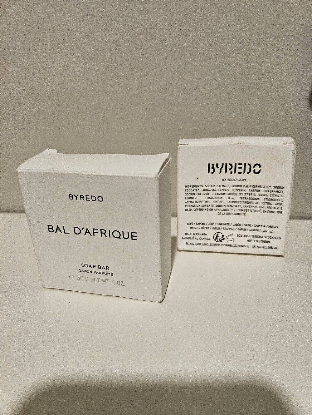 Byredo White Bal D'Afrique Scented Soap Bar
